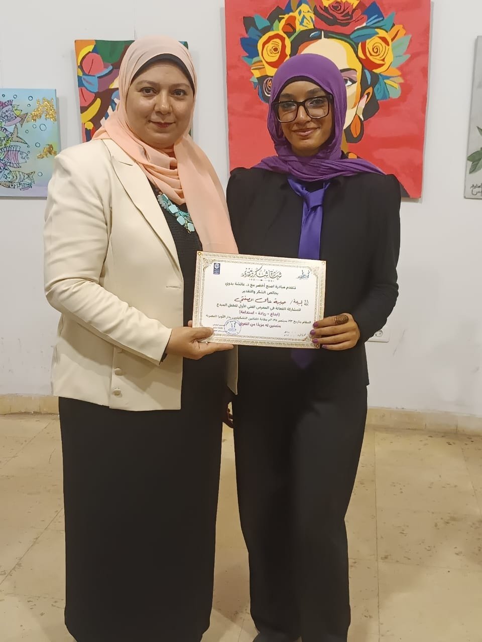 المعرض الفني الأول للطفل المبدع